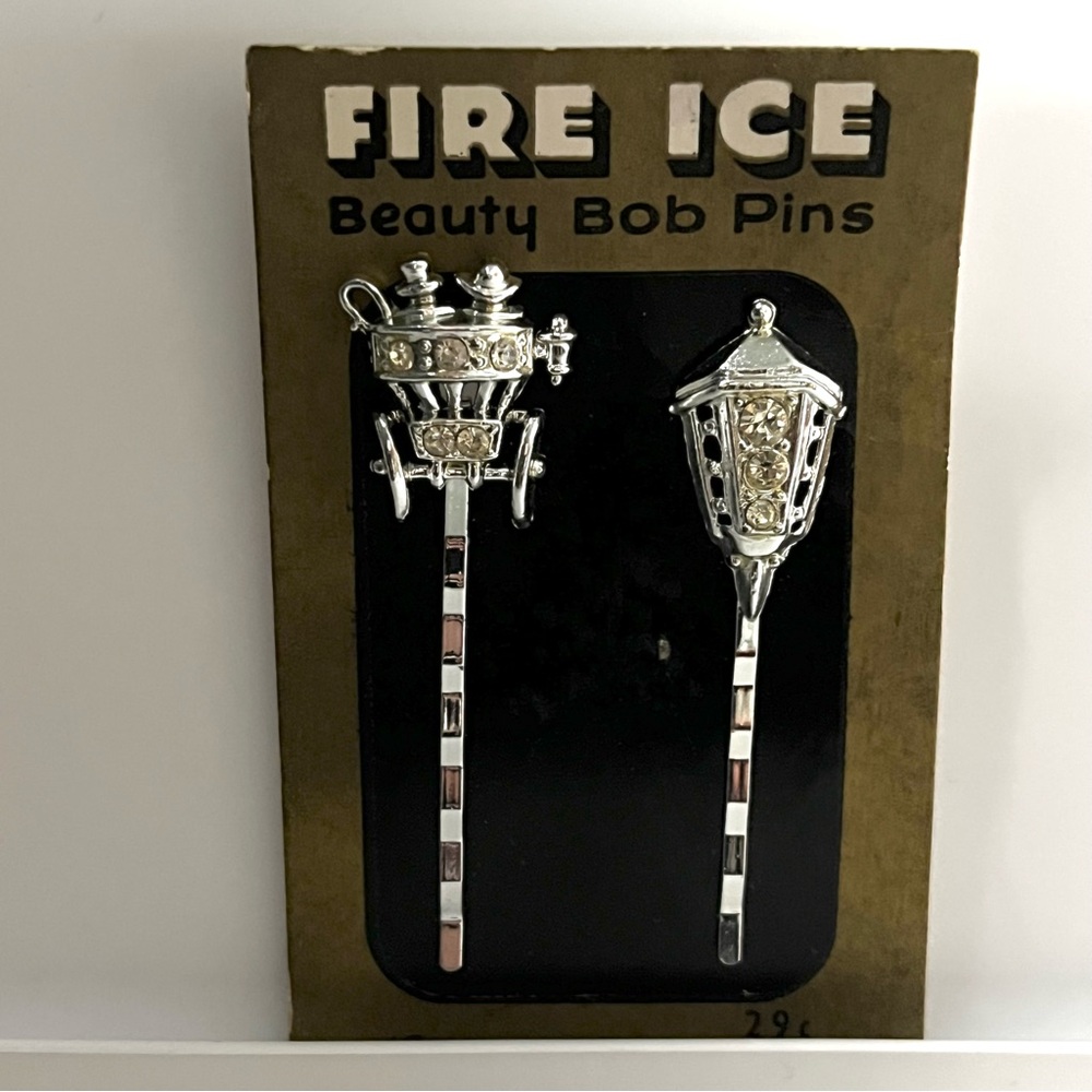NWT Vintage 1960s Fire Ice Beauty Bob Pins